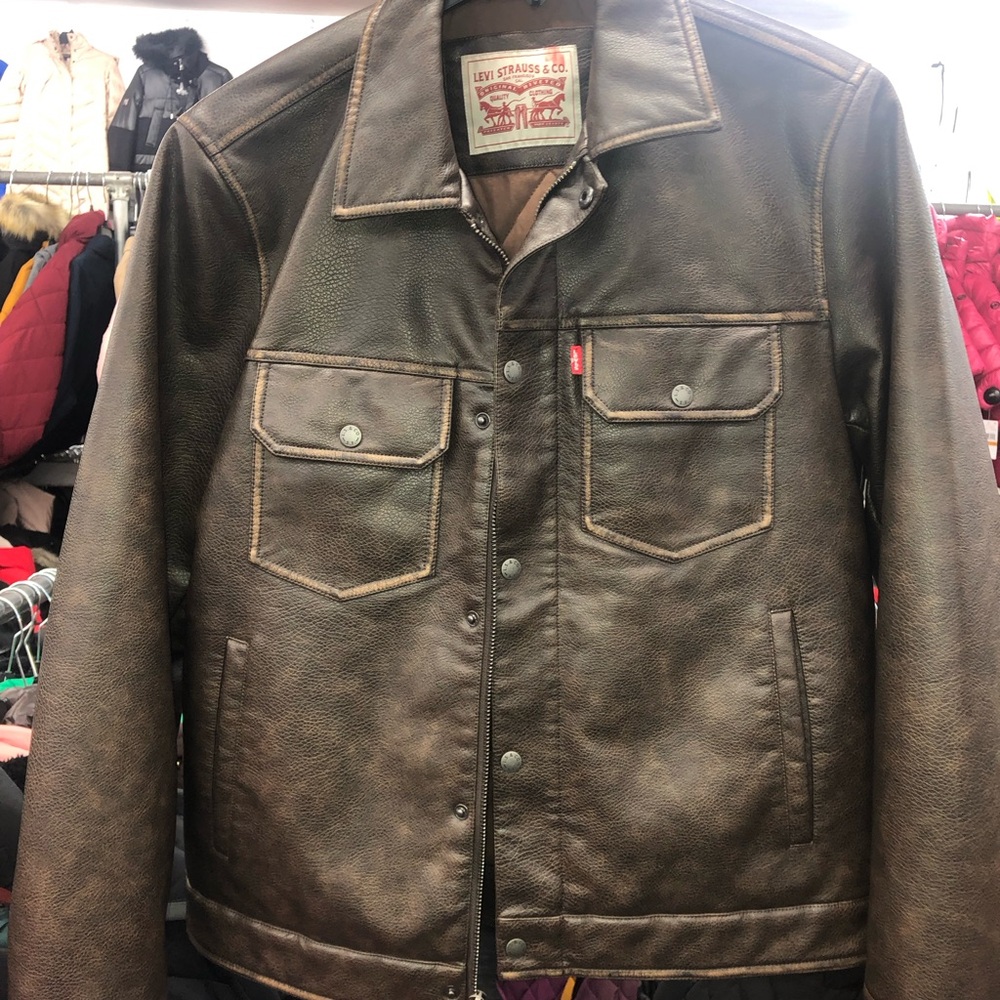 Levi's Brown Lightweight Shirt Jacket with Vintage Style